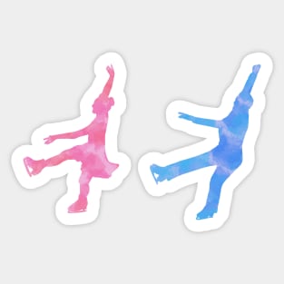 Figure skating (twizzles) Sticker